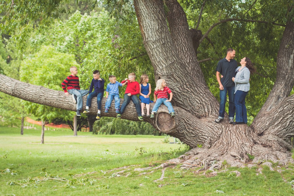 The Tracy Tribe/Spokane Washington Family Photographer/Finch Arboretum/Love and Honey&nbsp;Photography